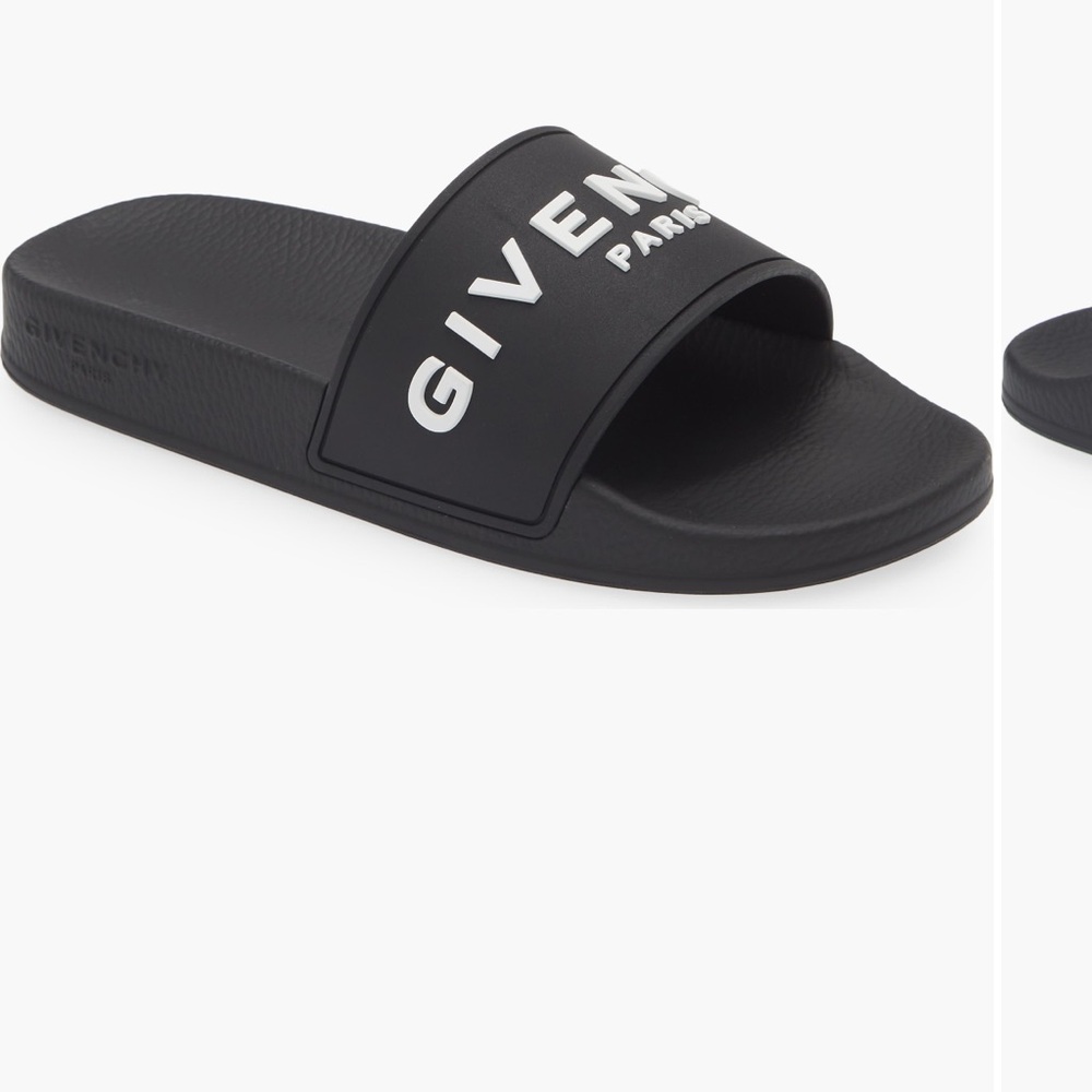 Givenchy Black Slide Sandals